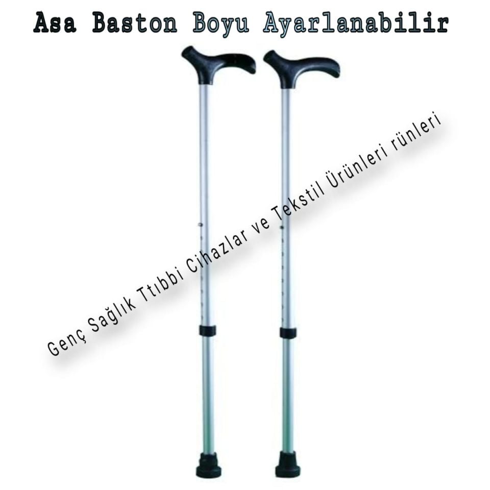 Ayarlanabilir Alüminyum Baston | Hafif Yürüme Asası