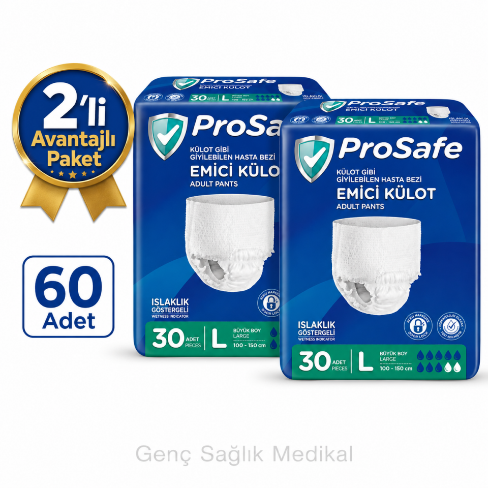 Prosafe Emici Külot Hasta Bezi 60'Lı Paket