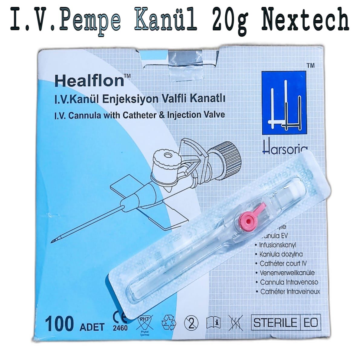 I.V KANÜL Pempe 20g nextech