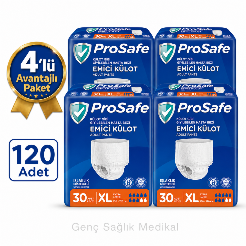 Prosafe Emici Külot Hasta Bezi 120'Li Paket