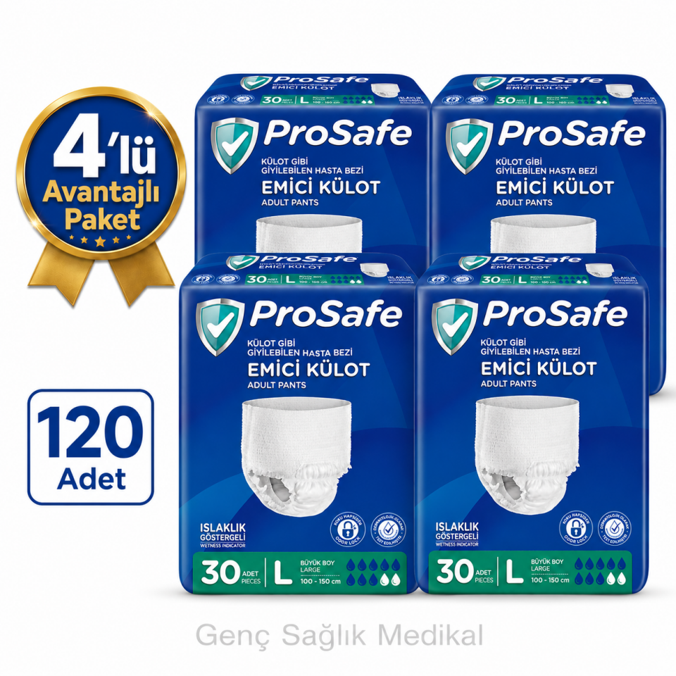 Prosafe Emici Külot Hasta Bezi 120'Li Paket