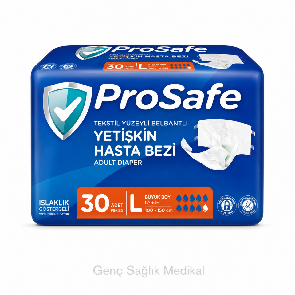 Prosafe Belbantlı Hasta Bezi 30'Lu