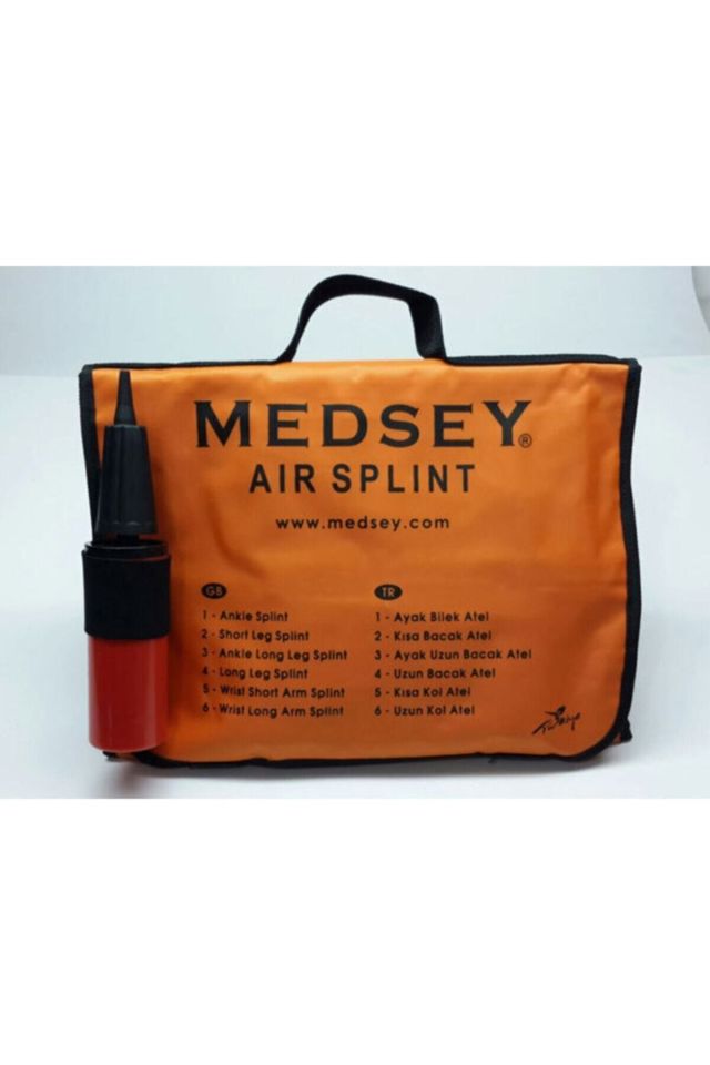 Şişme Atel Seti,Ilk Yardım Kırık Çıkık Destek Atel Çantası
