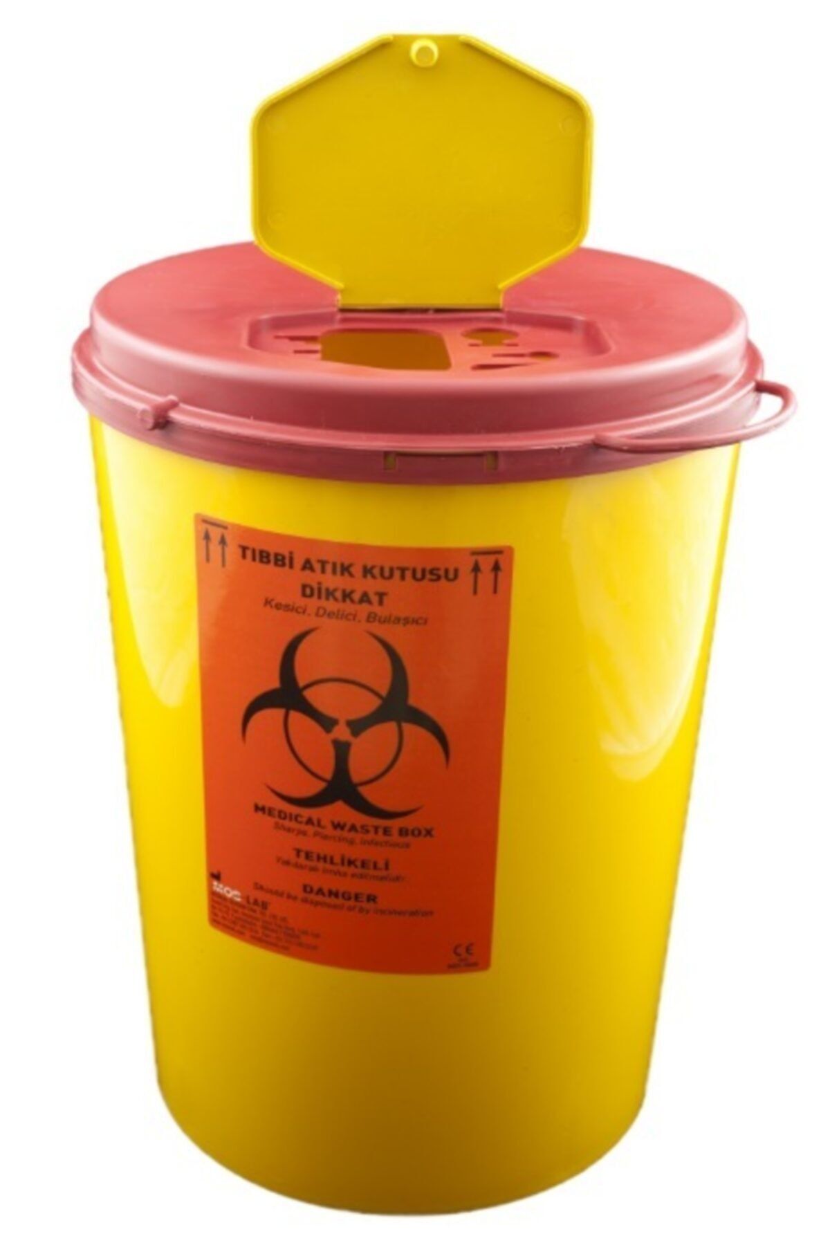 SHARP BOX,Tıbbi Atık Kutusu Kesici ve Delici 10 lt (20-Adet)