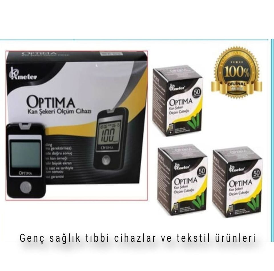 Optima Kan Sekeri Ölçüm Cihazı,STRİPİ (150-ADET )