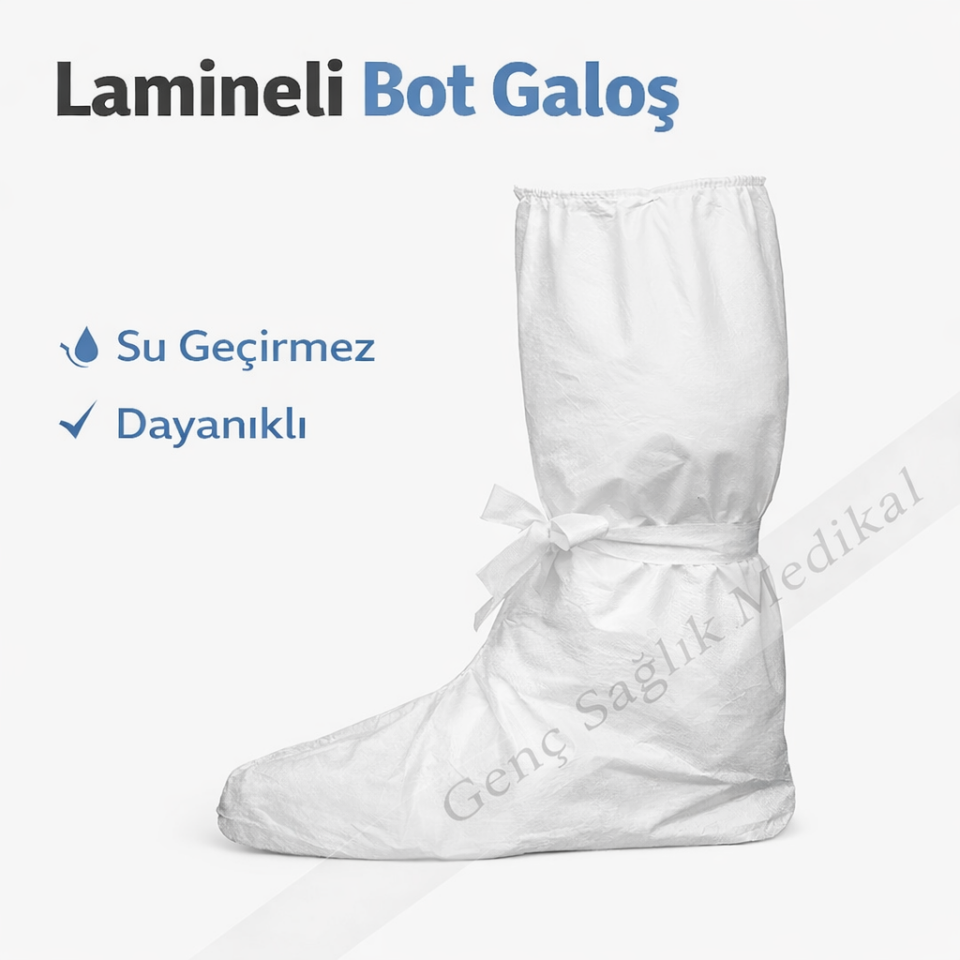 Çizme Tipi Galoş 100’lü | Su Geçirmez Koruyucu Bot Galoş