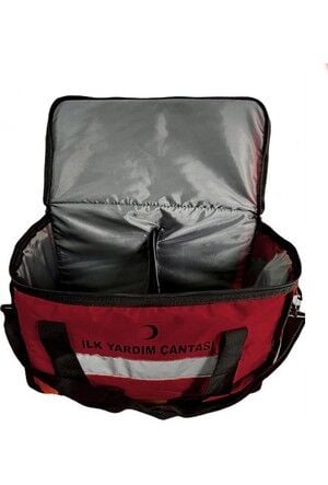 Ilk Yardım Çantası Kırmızı Cepsiz (45x25x20)
