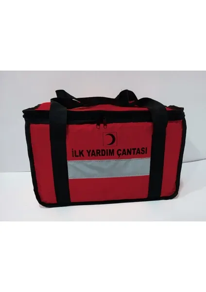 Ilk Yardım Çantası Kırmızı Cepsiz (45x25x20)