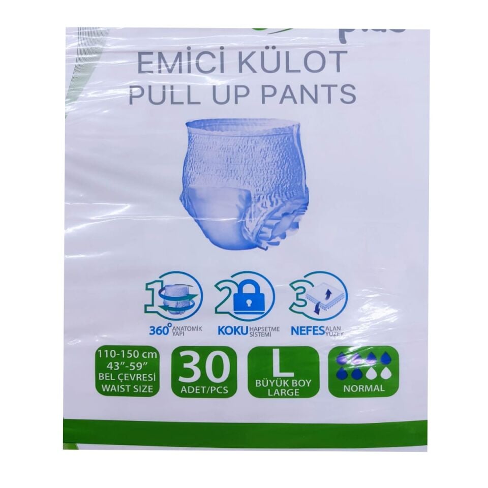 Flexi Life Ped Emici Külot Hasta Bezi L Beden 30'lu
