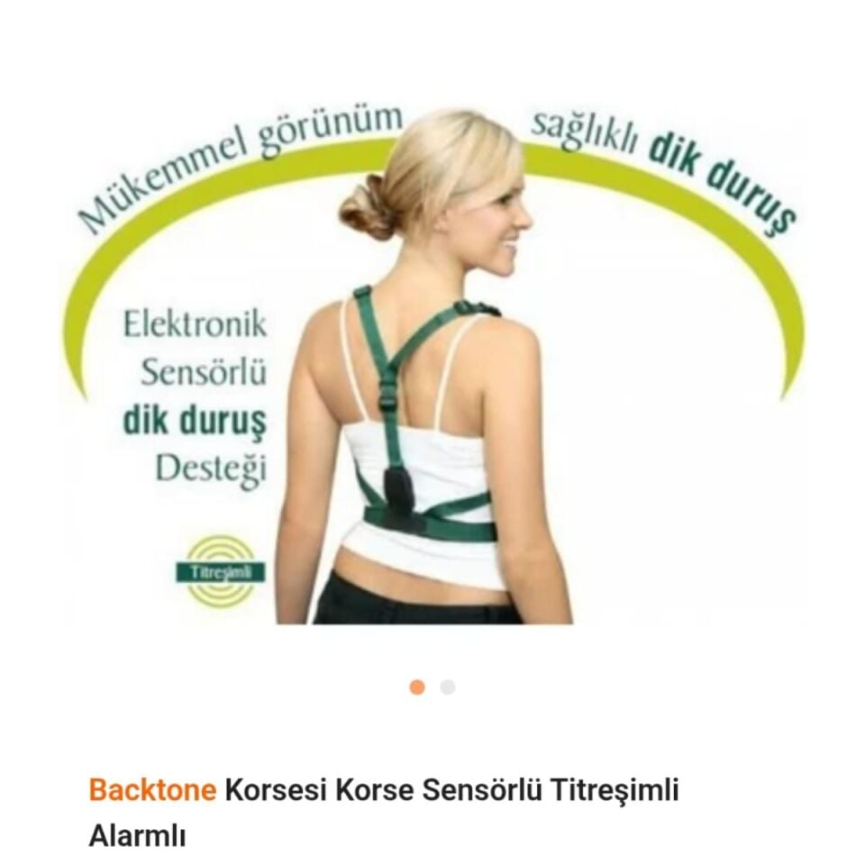 BackTone Dik Duruş Korsesi (Elektronik Sensörlü)