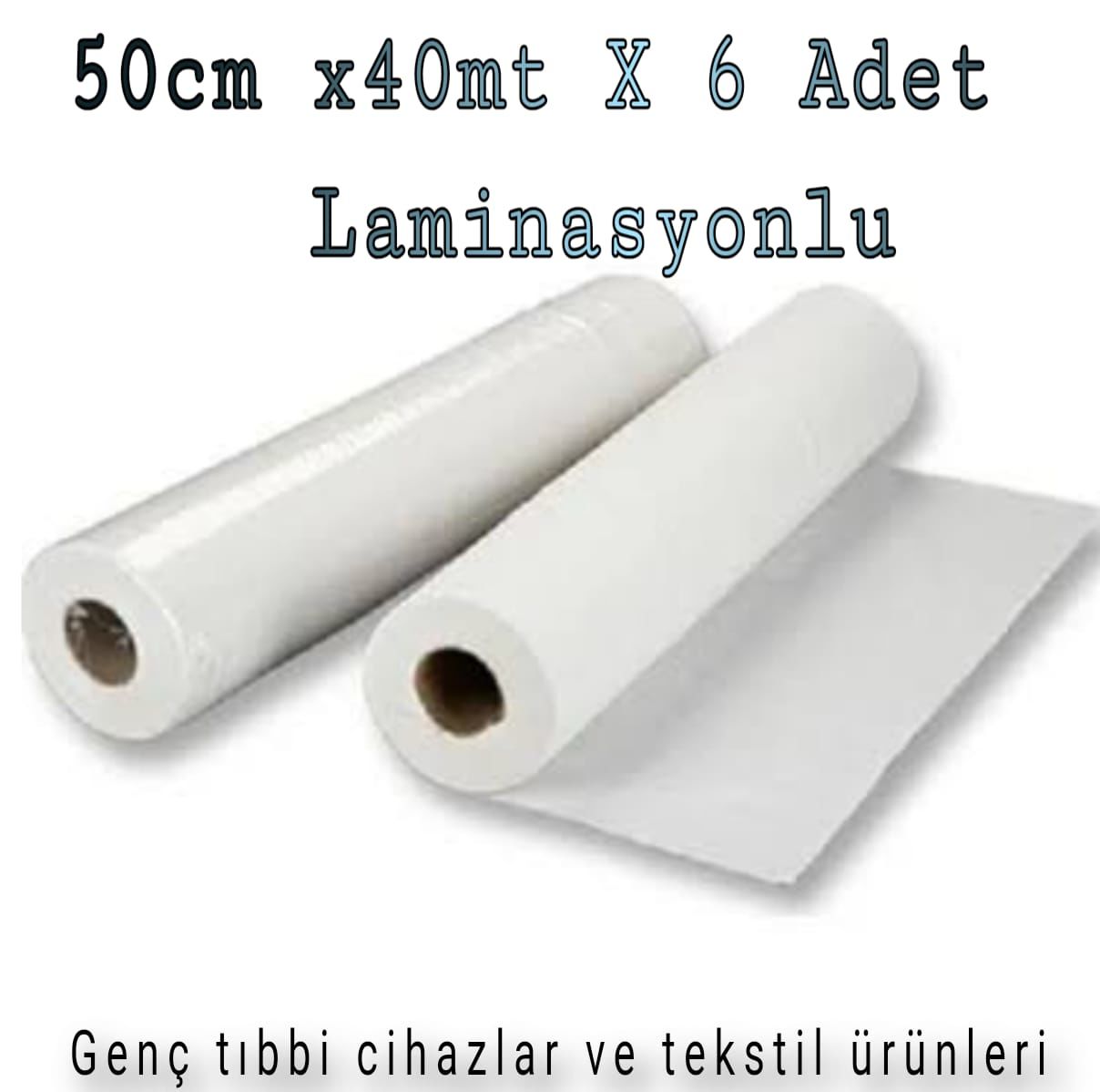 Muayene Masa Örtüsü Laminalı (40mt x 50cm) 6 RULO