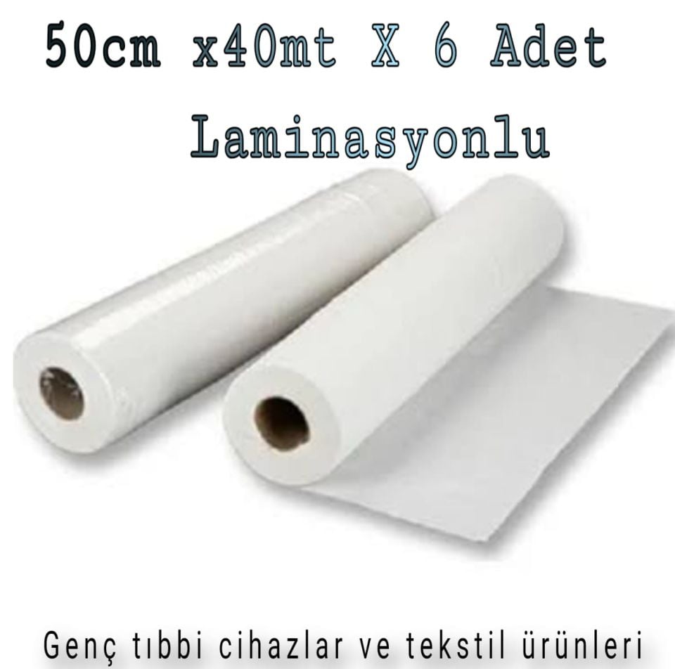Muayene Masa Örtüsü Laminalı (40mt x 50cm) 6 RULO