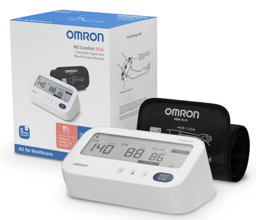 OMRON M3 Comfort AFib Üst Koldan Ölçer Dijital Tansiyon Aleti
