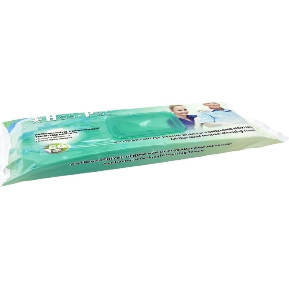 Has-pet Antibakteriyel Temizleme Havlusu (30x32 Cm) 50'li