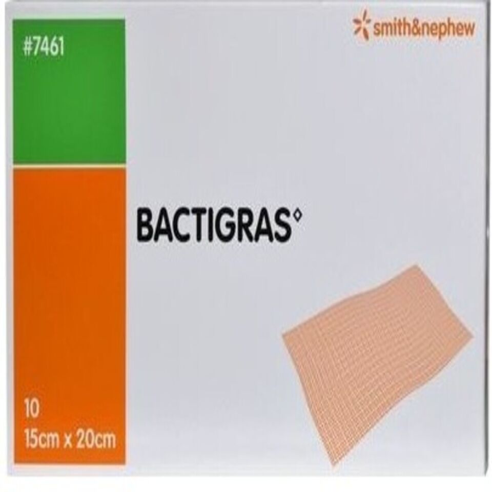 Bacti̇gras 15X20CM Yara Örtüsü 10 Adet
