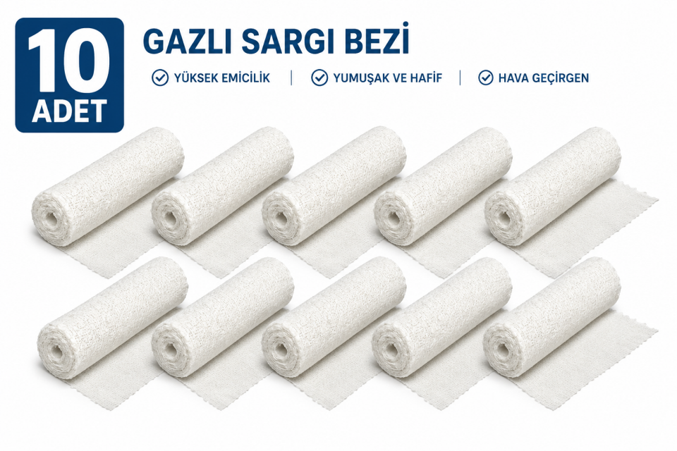Alçılı Sargı Bezi 10 cm – 15 cm – 20 cm Ortopedik Alçı Bandajı 2,70 Metre