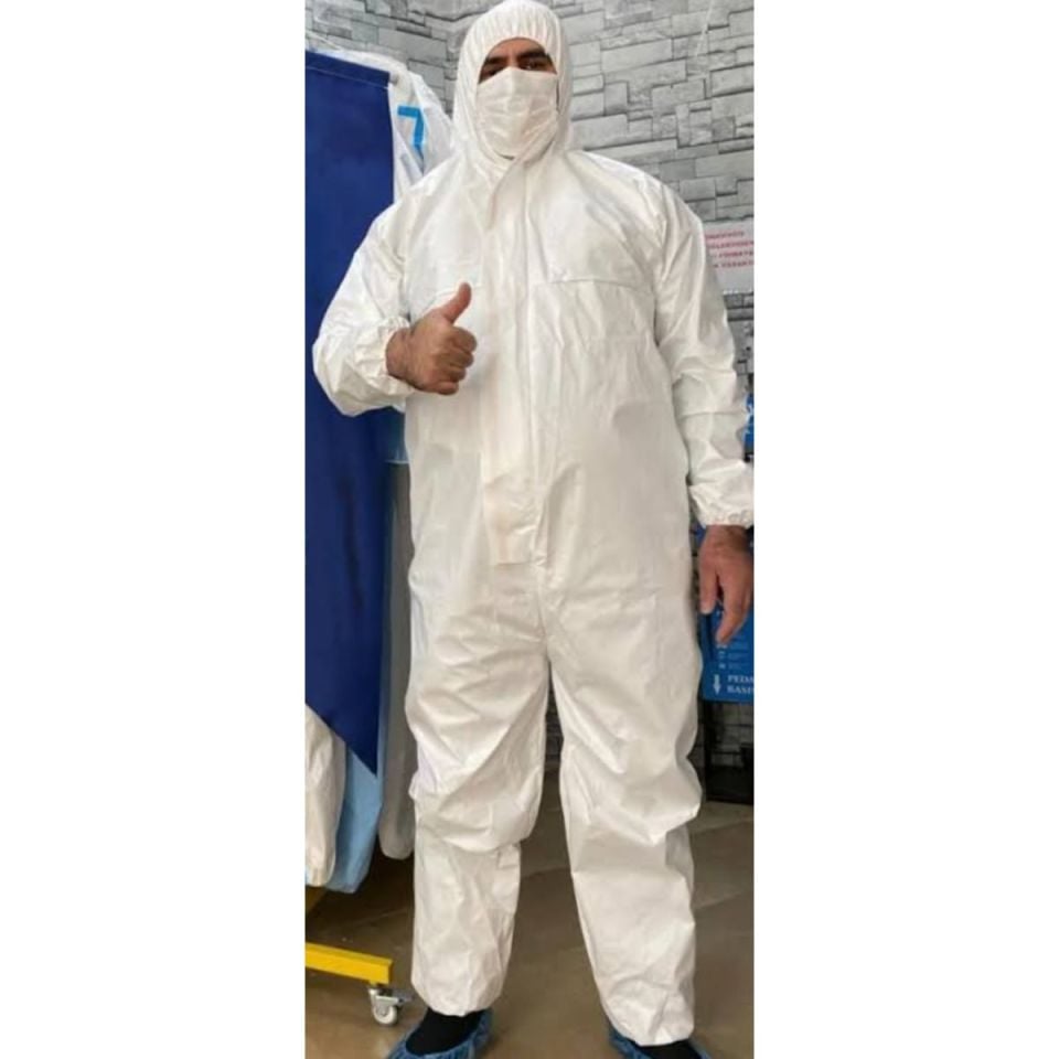 Tek Kullanımlık Laminasyonlu Sıvı Geçirmez Önlük (50 Adet)