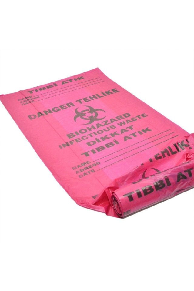 Tıbbi Atık Çöp Poşeti (80x110 cm) Jumbo Boy