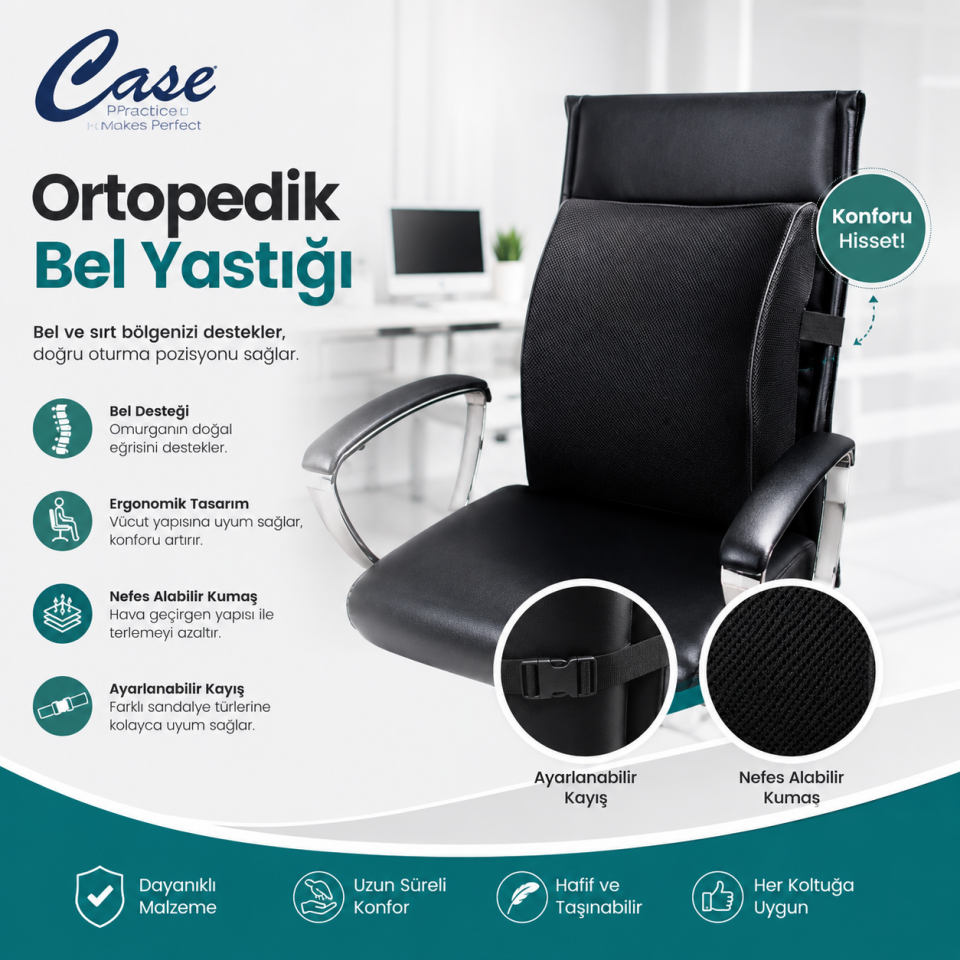 Ortopedik Bel Yastığı Case