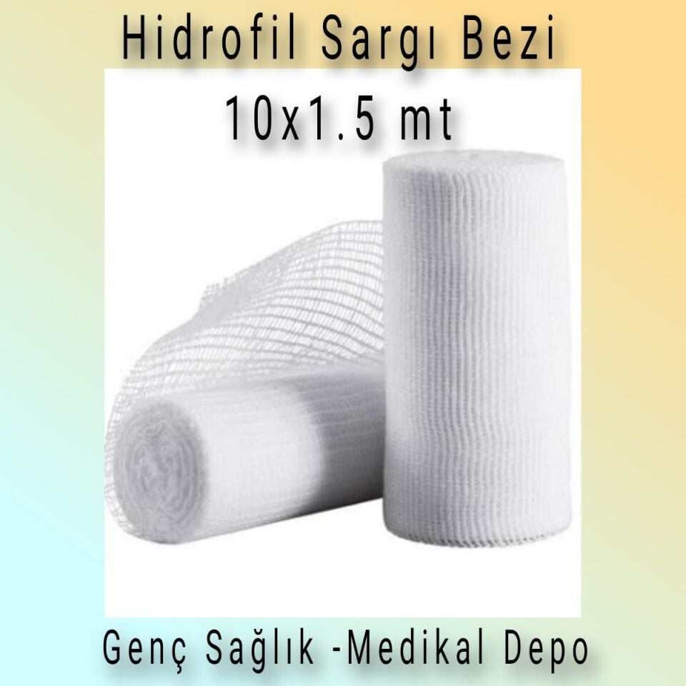 Hidrofil Parmak Sargı Bezi 10cm x 1.5 m