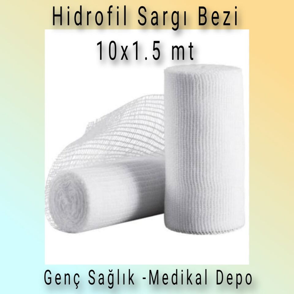 Hidrofil Parmak Sargı Bezi 10 cm x 1.5 m