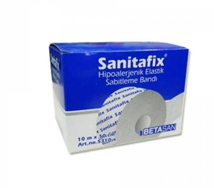 Sanitafix Fix Flaster 10x10 cm | Hipoalerjenik Sabitleme Bandı