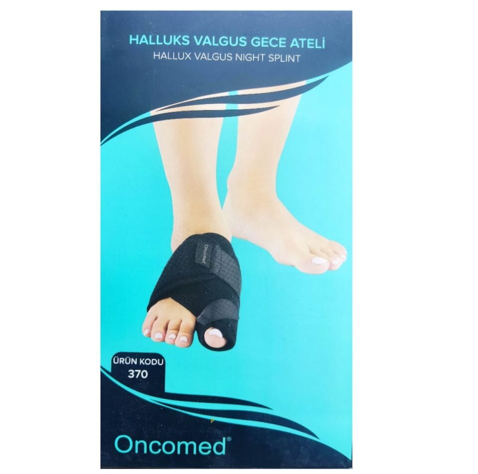 Halluks Valgus Gece Ateli Ayak Baş Parmak Bunyon Koruyucu 1 Çift (SAĞ VE SOL)