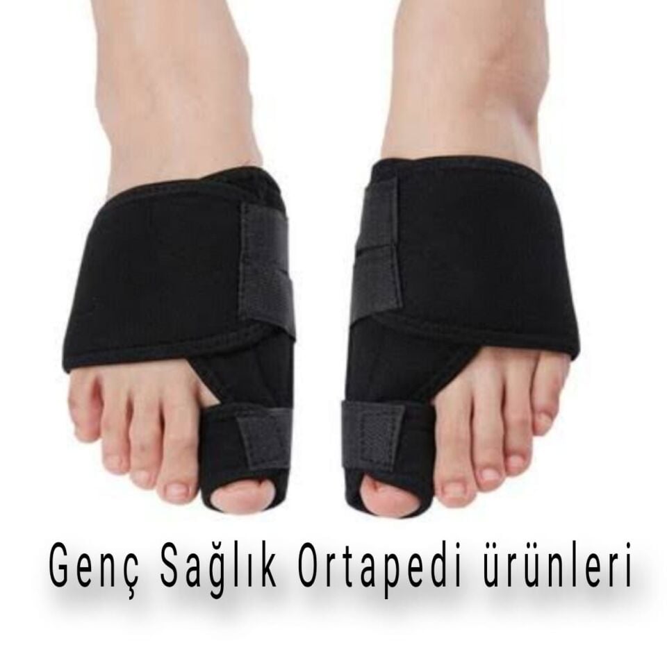 Halluks Valgus Gece Ateli Ayak Baş Parmak Bunyon Koruyucu (Çift/ Sağ/Sol)