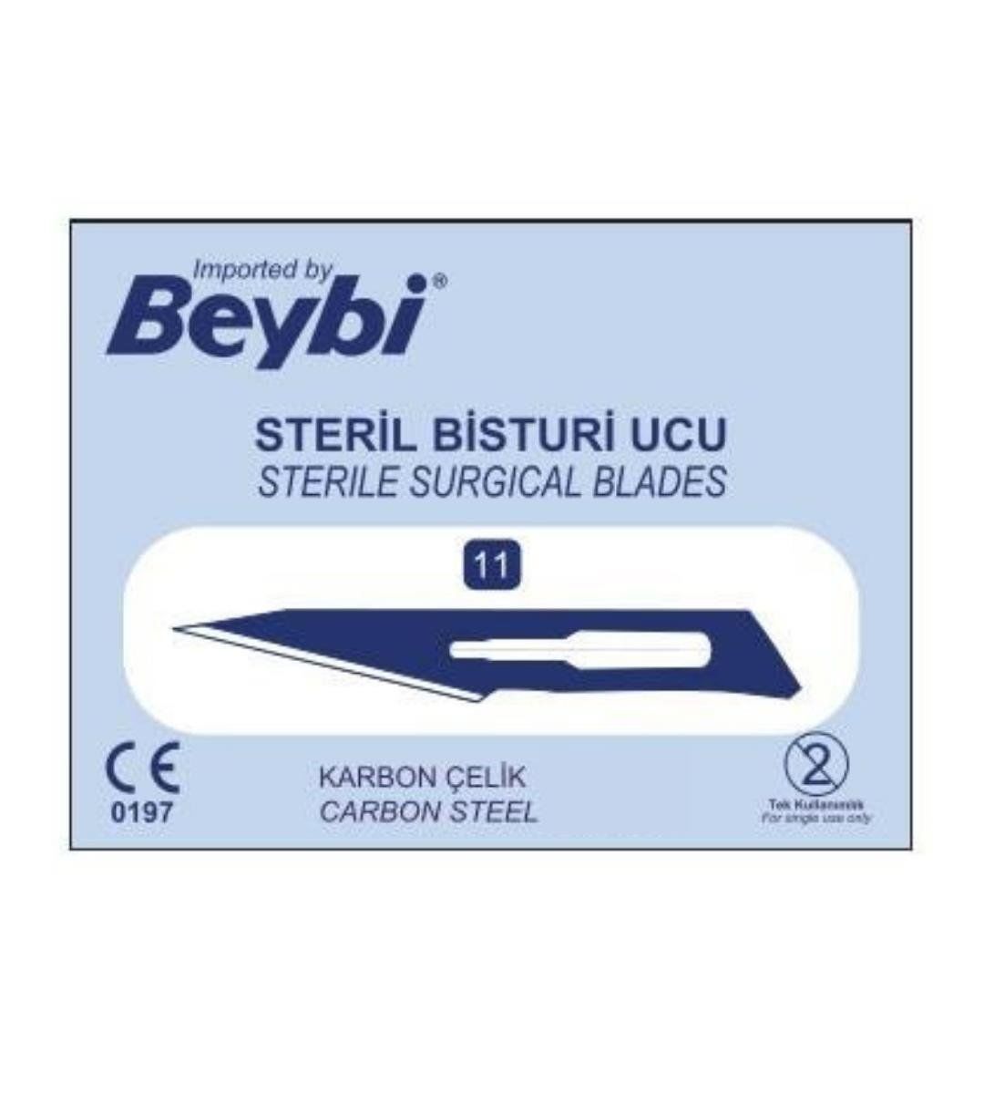 Beybi,11 NUMARA  Bistüri Ucu Steril (100 Adet)