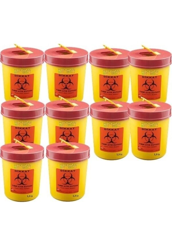 TIBBİ ATIK KOVASI 1.3 Lt