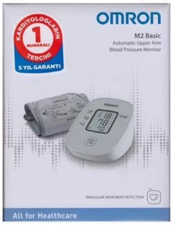 OMRON 5 Yıl Garanti M2 Basic Hem-7121j-e Üst Koldan Ölçme Elektronik Tansiyon Aleti