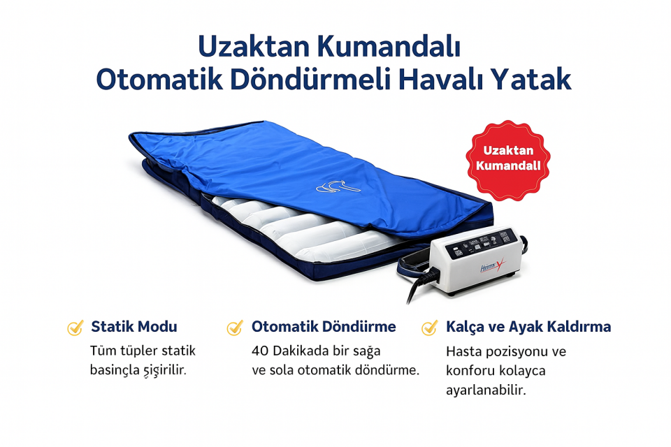 Respirox Pozisyon Veren Boru Tipi Havalı Yatak Rhp-04