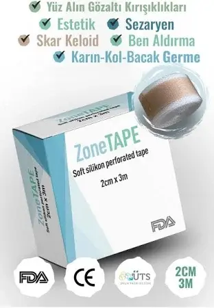 ZoneTAPE Soft Silikon Bant 2cmx3mt -Estetik-Kırışıklık