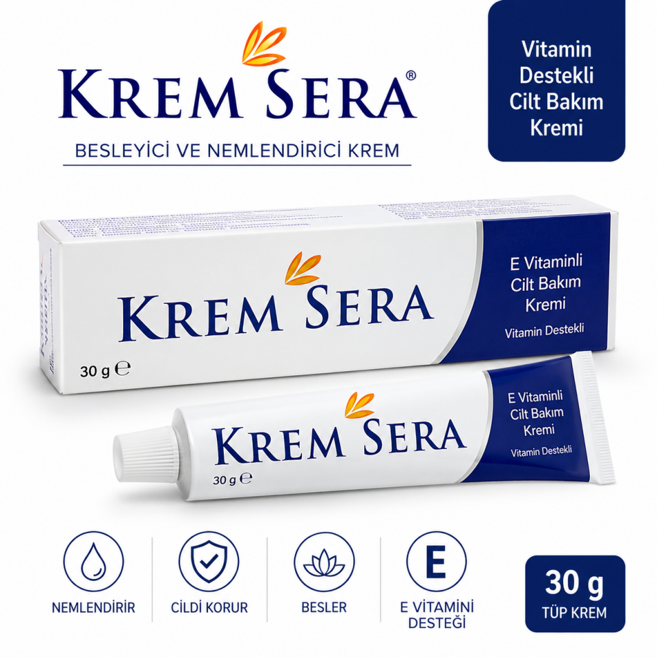 Krem Sera Çinko Oksit- E Vitamini