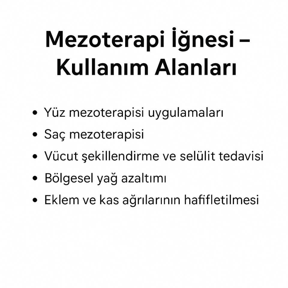 Genject Mezoterapi İğne Ucu 30g/4mm