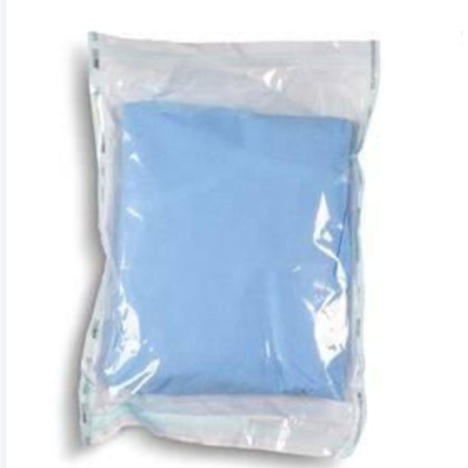 Steril Sms Önlük 40 gr Mavi Uzunkol BOX