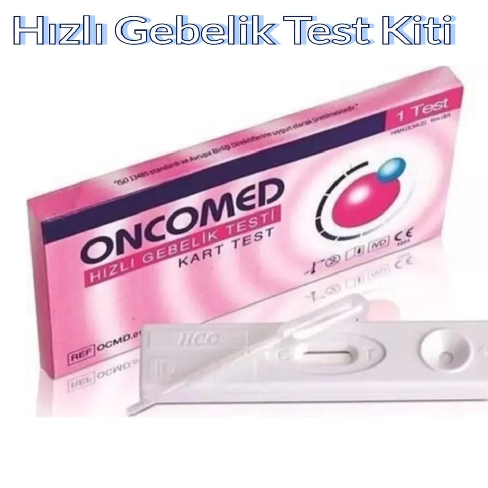 Oncomed Gebelik Testi 6 gün erken( 30 saniyede sonuç)