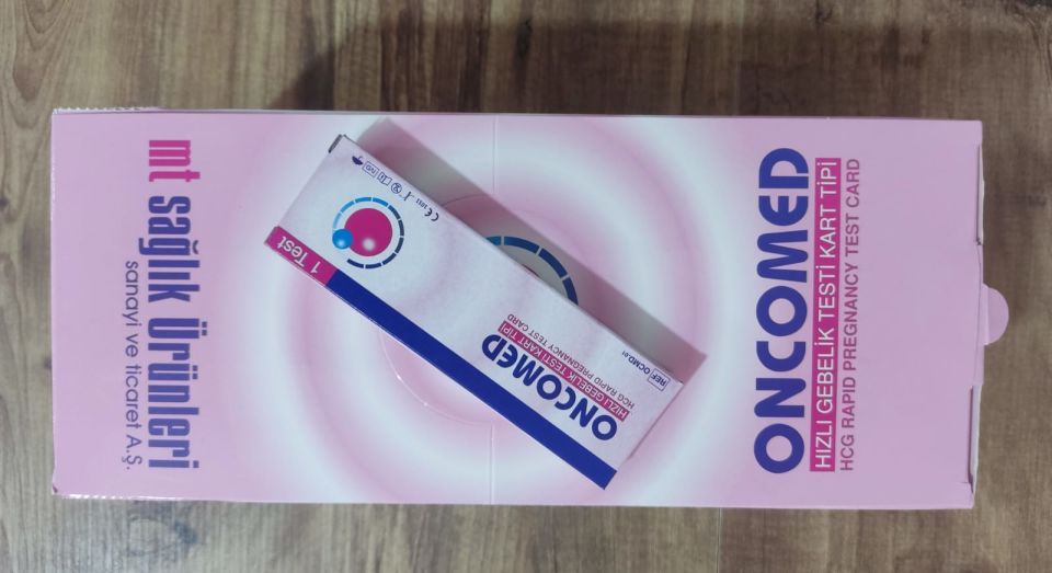 Oncomed Gebelik Testi 6 gün erken( 30 saniyede sonuç)