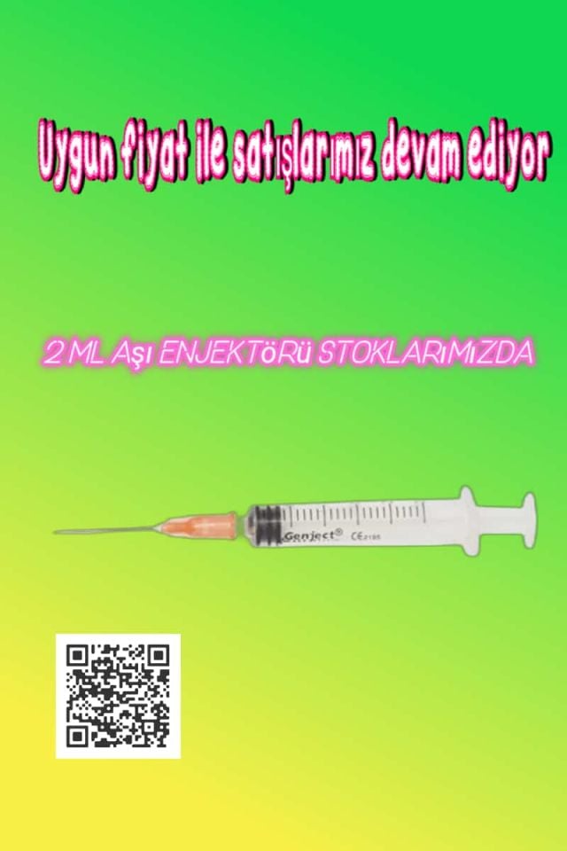 AŞI Enjektörü Turuncu İğneli( 2 ml )