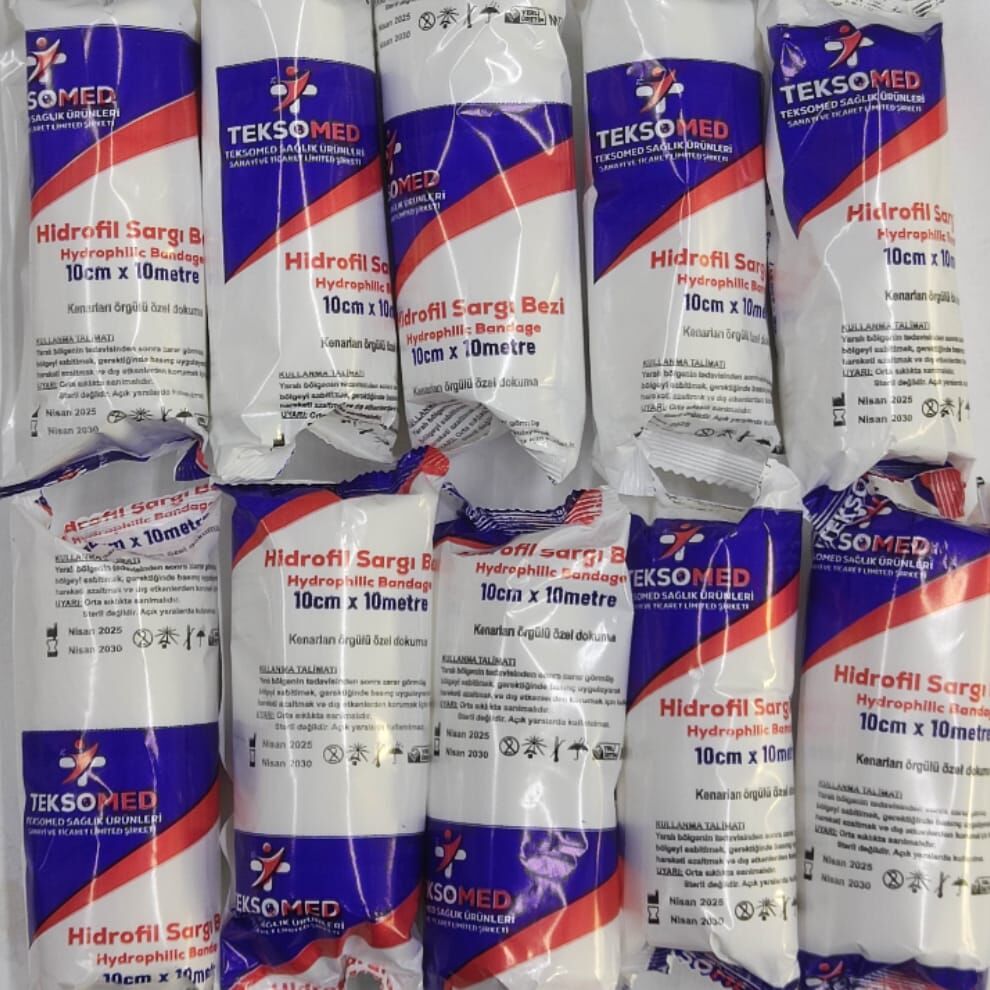 Teksomed 10x10 Hidrofil Sargı Bezi