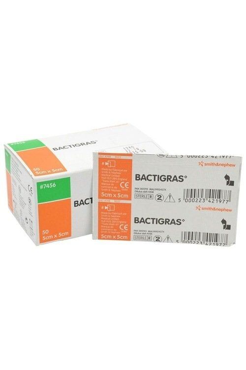 Bactigras 5cm x 5cm Antiseptik Parafinli Pansuman Örtüsü (10'lu Paket)