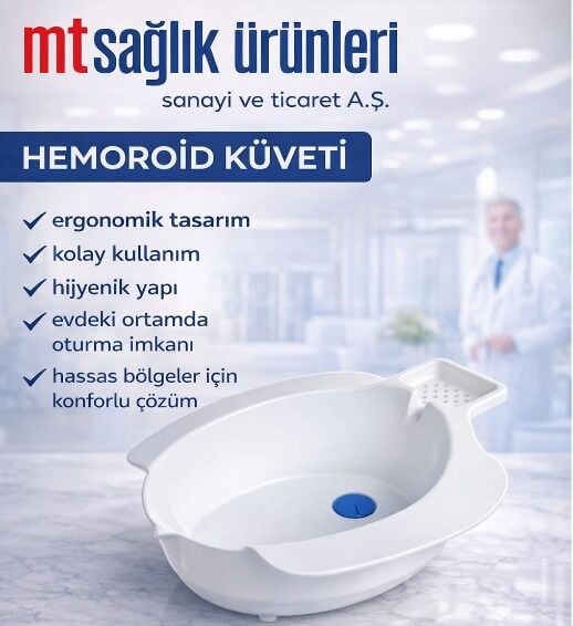 Hemoroid Küveti (Oturma Banyosu Aparatı / Sitz Bath)