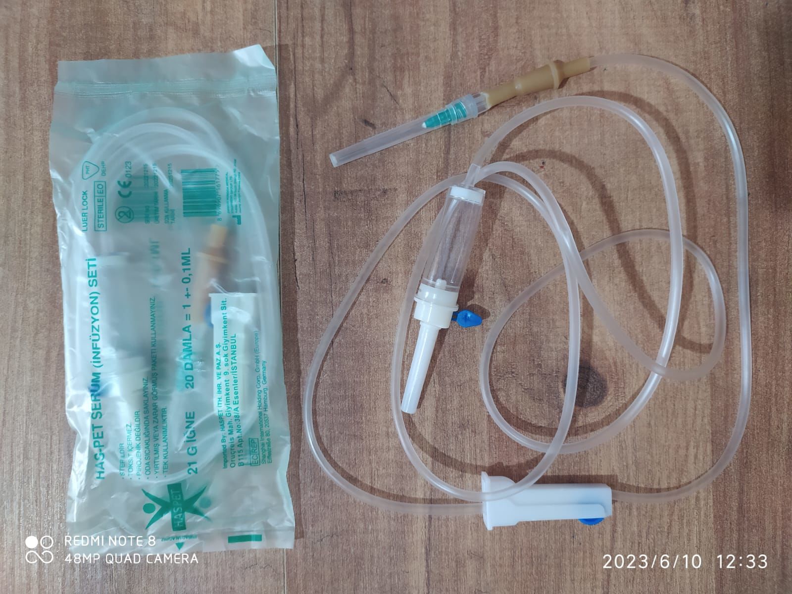Has-Pet Serum Seti-İnfüzyon Seti (Kilitli-Luer Lock) 100-Adet