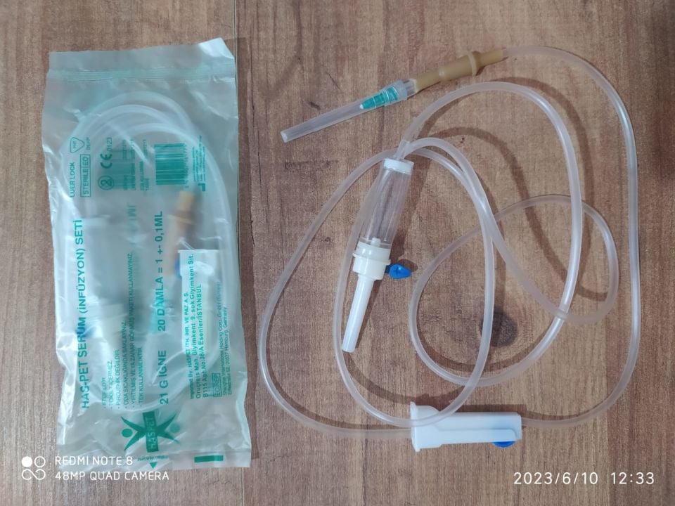 Has-Pet Serum Seti-İnfüzyon Seti (Kilitli-Luer Lock) 100-Adet