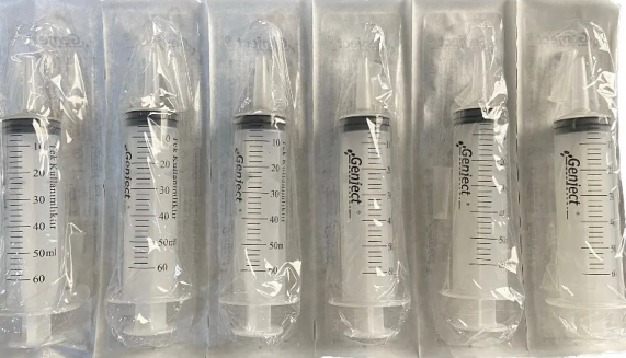 Genject Beslenme Enjektörü 50cc Cam Uçlu 1 Kutu (60 Adet)