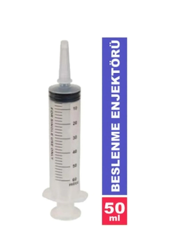 Genject Beslenme Enjektörü 50cc Cam Uçlu 1 Kutu (60 Adet)