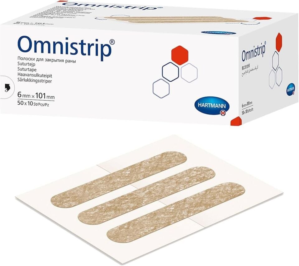 Omnistrip Steril Yara Kapama Şeridi 6 mm × 101 mm – Hartmann