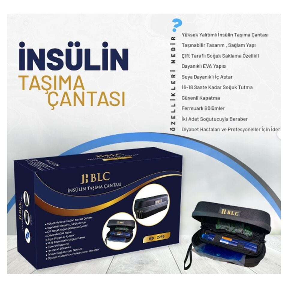 BLC İnsülin Taşıma Çantası | Soğutuculu Diyabet Çantası