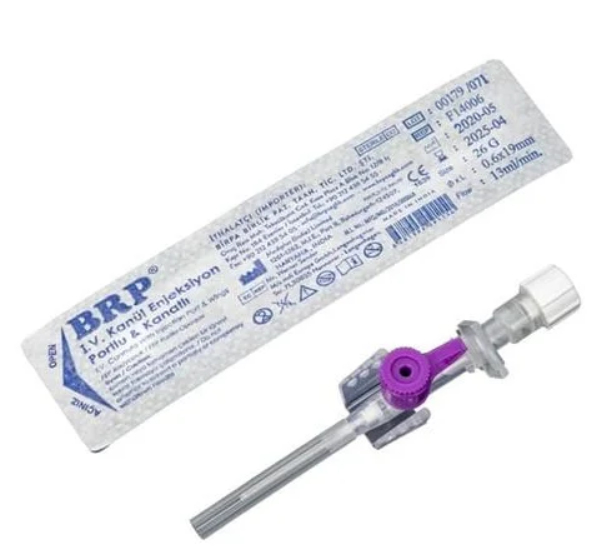 Branül .anjıkot.kanül.intraket Mor RENK (26G)BRP/GDK