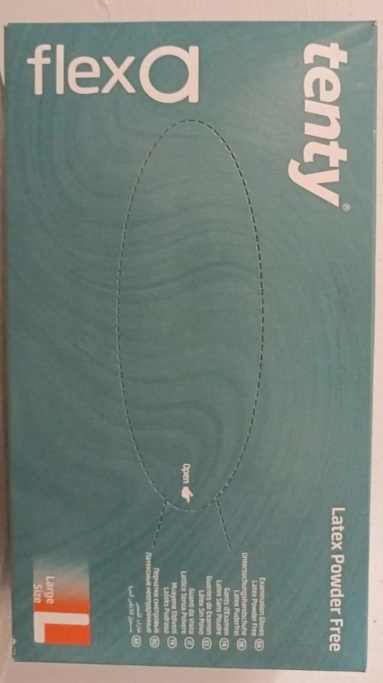 Tenty Latex L Beeden -Eldiven Pudrasız (500 adet)